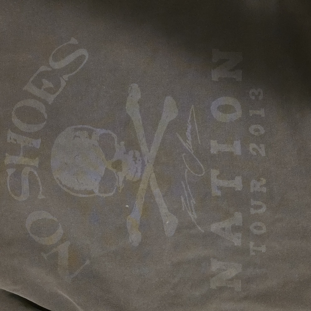 KENNY CHESNEY No Shoes Nation Tour 2013 Gray Hoodie sz. XL